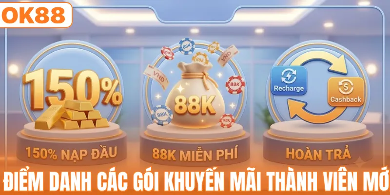 Điểm danh các gói khuyến mãi thành viên mới