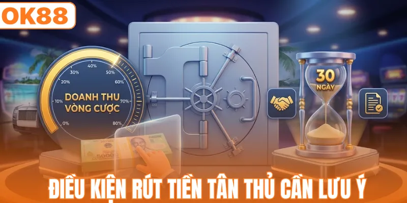 Điều kiện rút tiền tân thủ cần lưu ý